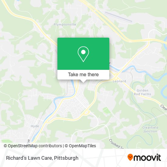 Richard's Lawn Care map
