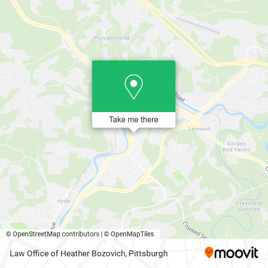 Mapa de Law Office of Heather Bozovich