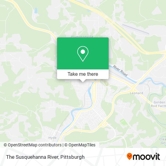 The Susquehanna River map