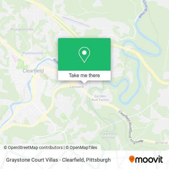 Graystone Court Villas - Clearfield map