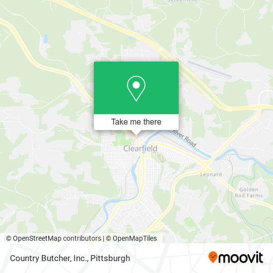 Country Butcher, Inc. map