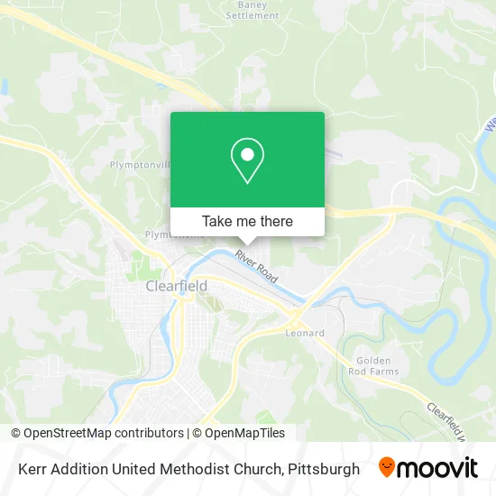 Kerr Addition United Methodist Church map