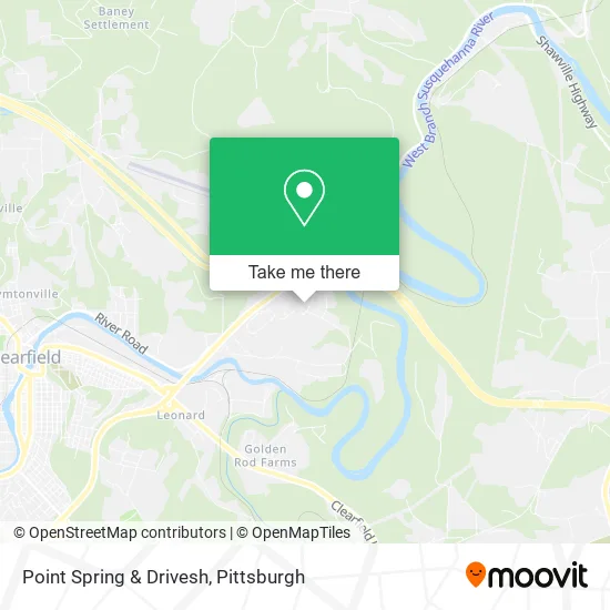 Point Spring & Drivesh map
