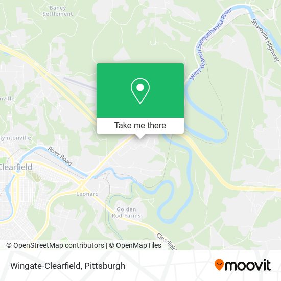 Wingate-Clearfield map