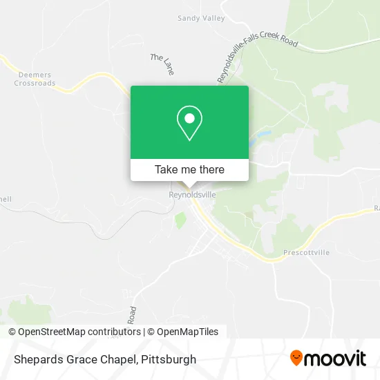 Shepards Grace Chapel map
