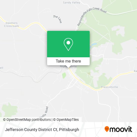 Mapa de Jefferson County District Ct