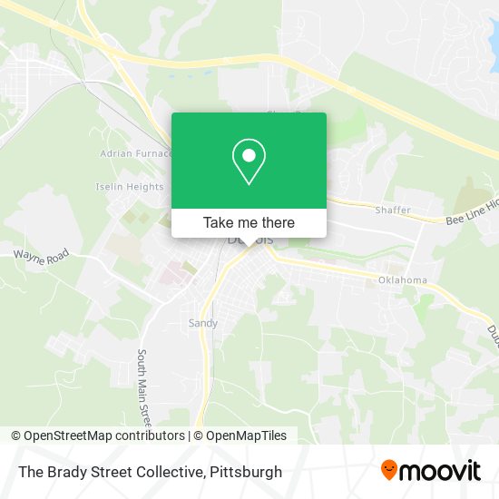 The Brady Street Collective map