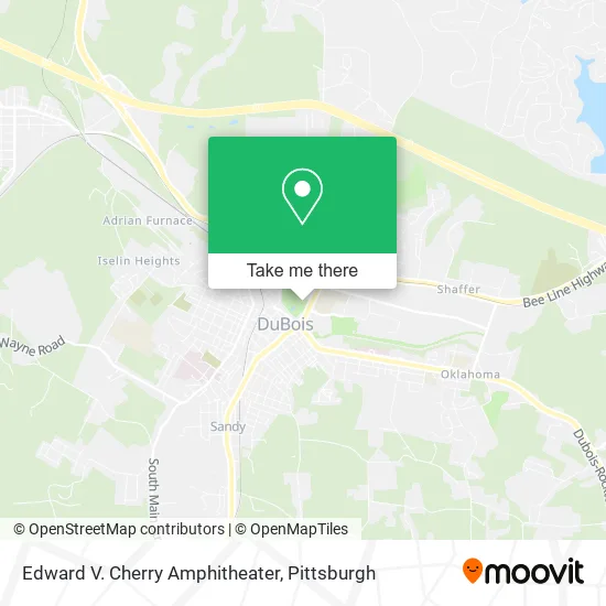 Mapa de Edward V. Cherry Amphitheater