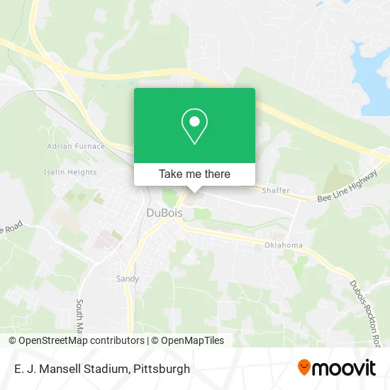 E. J. Mansell Stadium map
