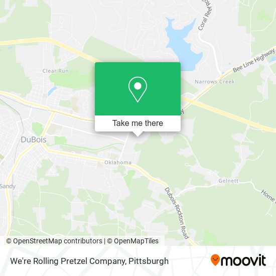 We're Rolling Pretzel Company map