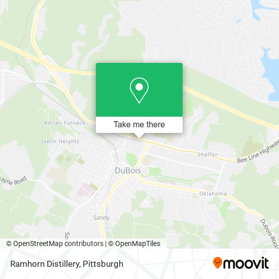 Ramhorn Distillery map