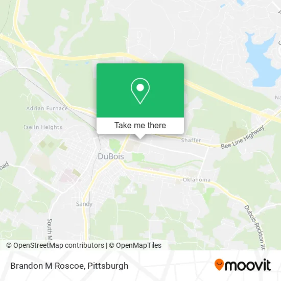 Brandon M Roscoe map