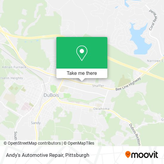 Andy's Automotive Repair map