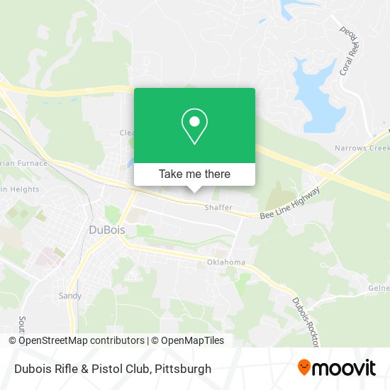 Dubois Rifle & Pistol Club map