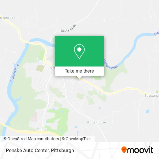 Penske Auto Center map