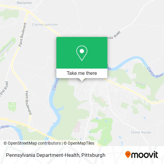 Pennsylvania Department-Health map