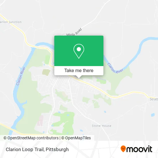 Clarion Loop Trail map