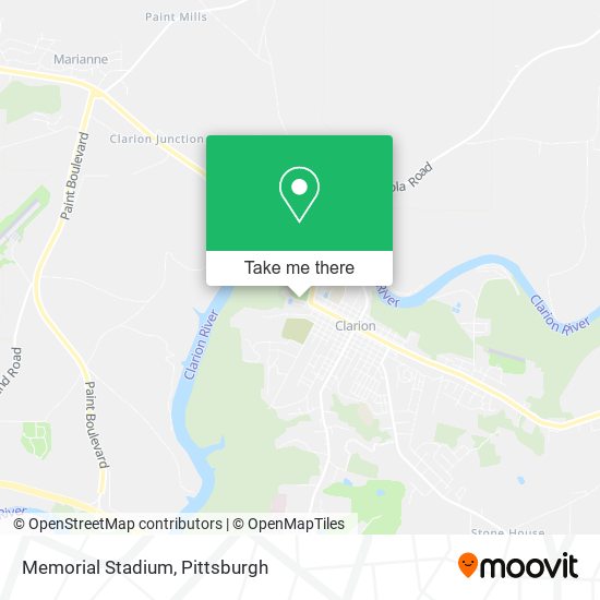Mapa de Memorial Stadium