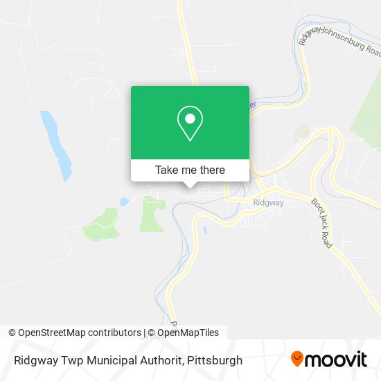 Mapa de Ridgway Twp Municipal Authorit