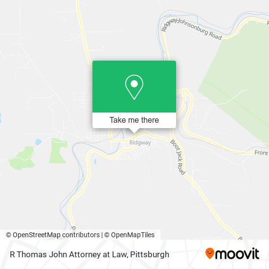 Mapa de R Thomas John Attorney at Law