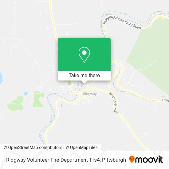Ridgway Volunteer Fire Department Tfs4 map