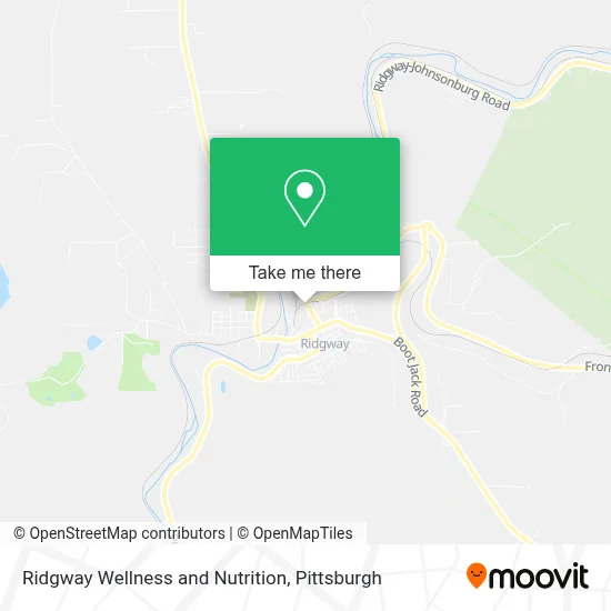 Ridgway Wellness and Nutrition map