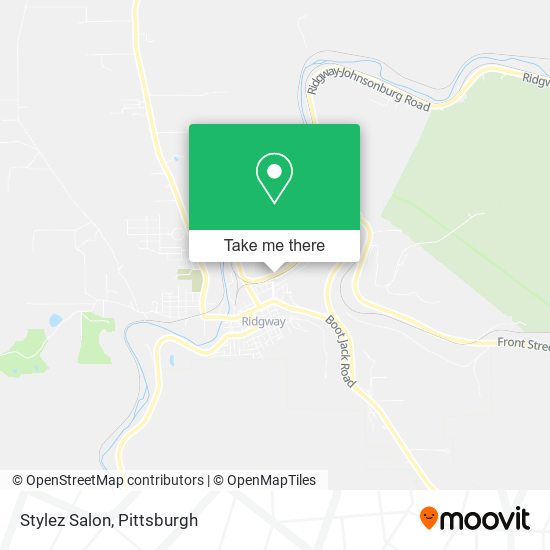 Mapa de Stylez Salon