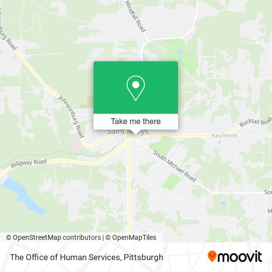 Mapa de The Office of Human Services