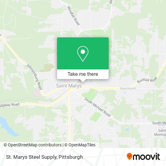 Mapa de St. Marys Steel Supply
