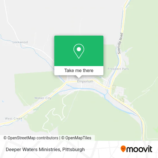 Deeper Waters Ministries map