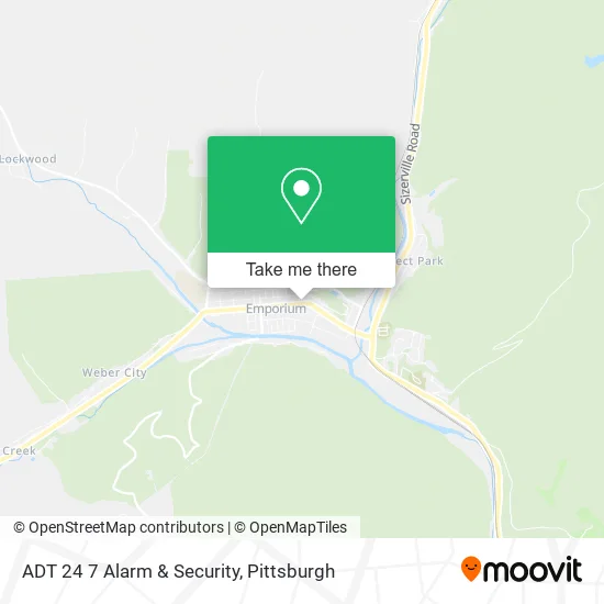 ADT 24 7 Alarm & Security map
