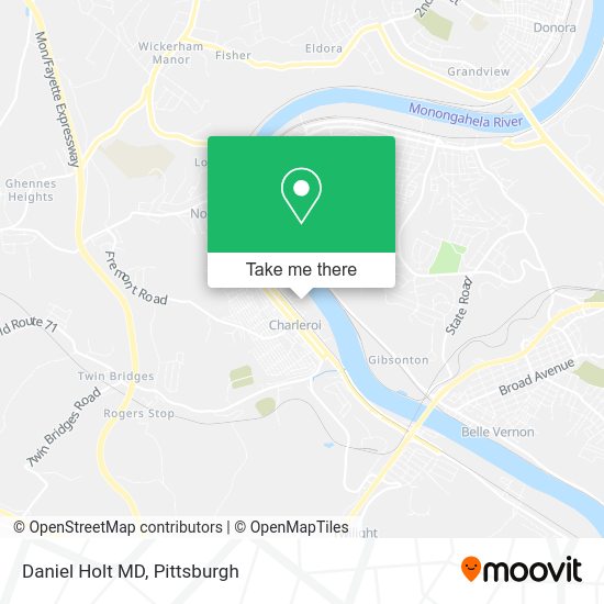 Daniel Holt MD map