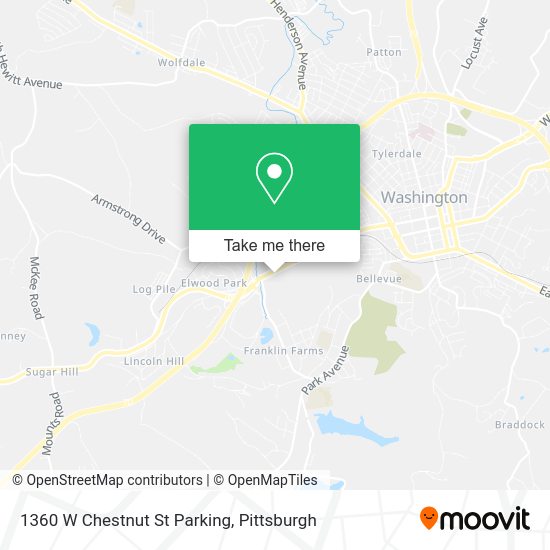 1360 W Chestnut St Parking map