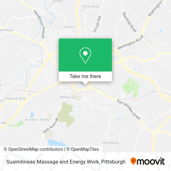 Mapa de Suaimhneas Massage and Energy Work