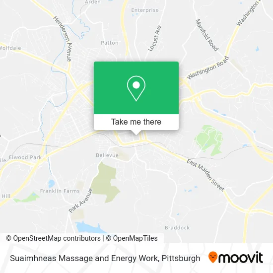 Suaimhneas Massage and Energy Work map