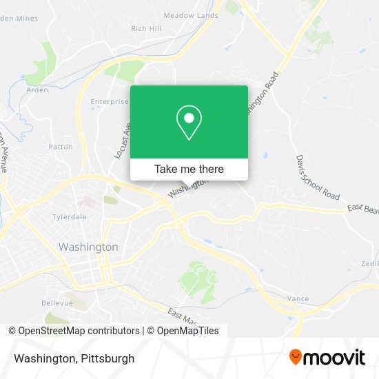 Mapa de Washington
