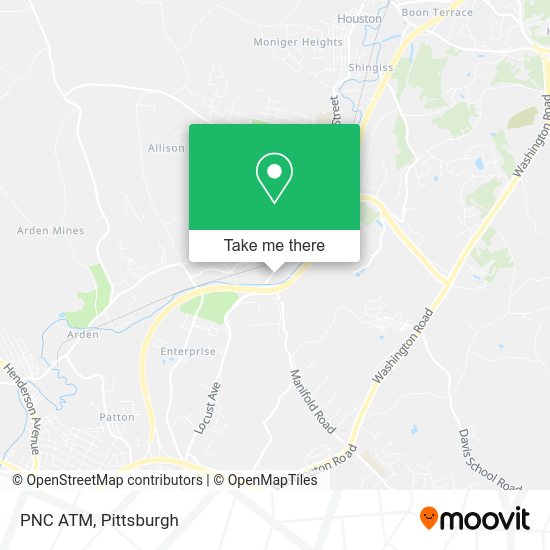 PNC ATM map