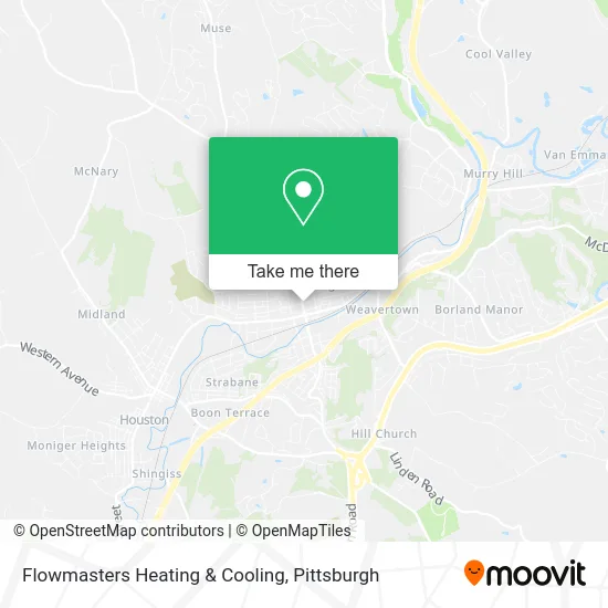 Flowmasters Heating & Cooling map