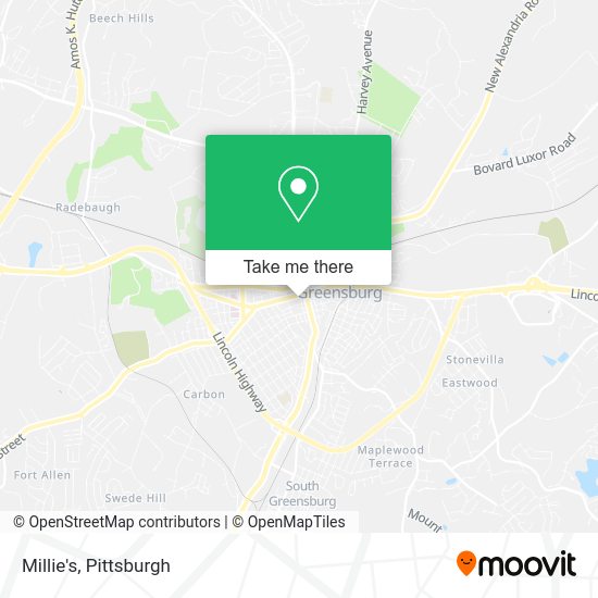 Mapa de Millie's