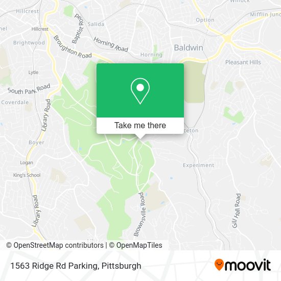 1563 Ridge Rd Parking map