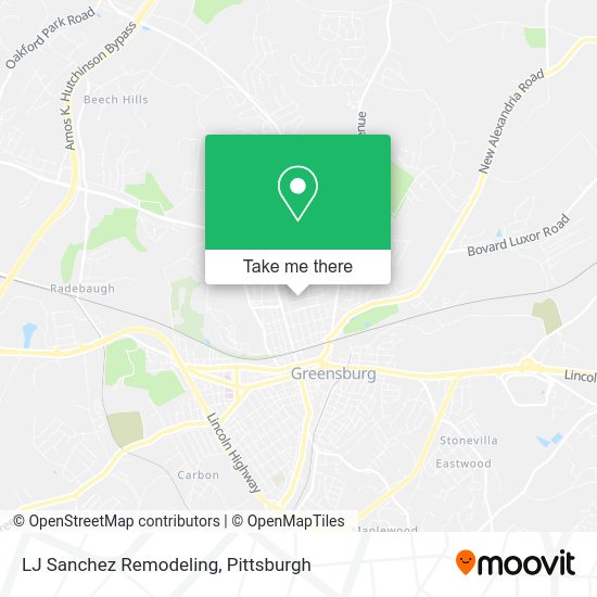 LJ Sanchez Remodeling map