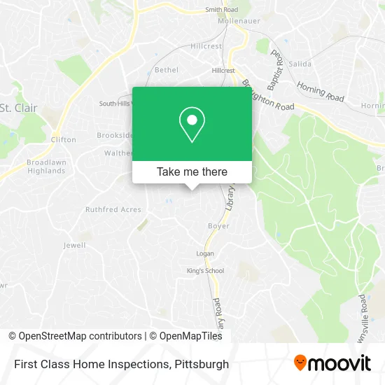 First Class Home Inspections map