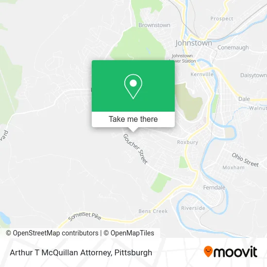 Mapa de Arthur T McQuillan Attorney