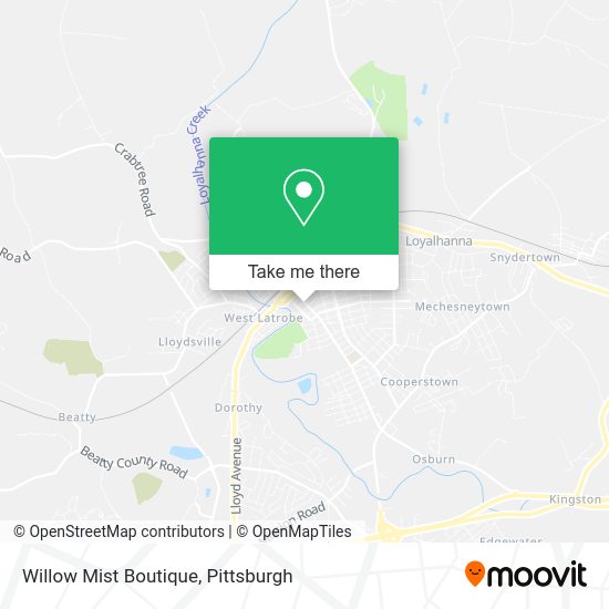 Willow Mist Boutique map