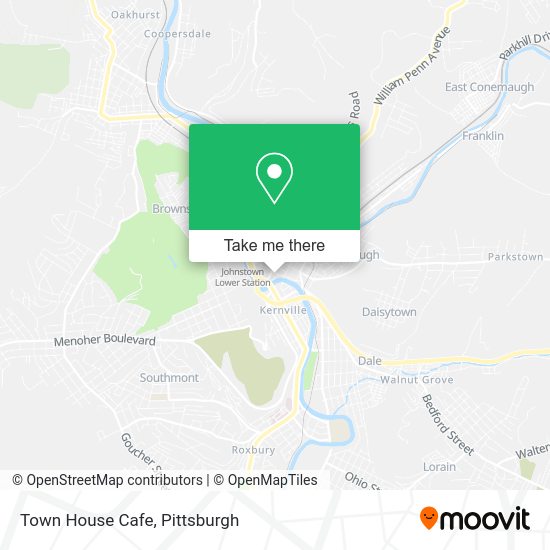 Mapa de Town House Cafe