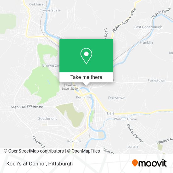 Koch's at Connor map