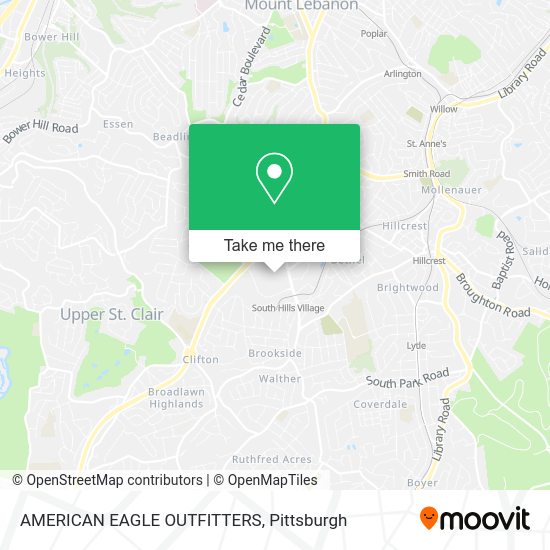 Mapa de AMERICAN EAGLE OUTFITTERS