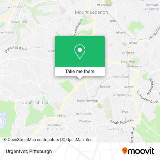 Mapa de Urgentvet
