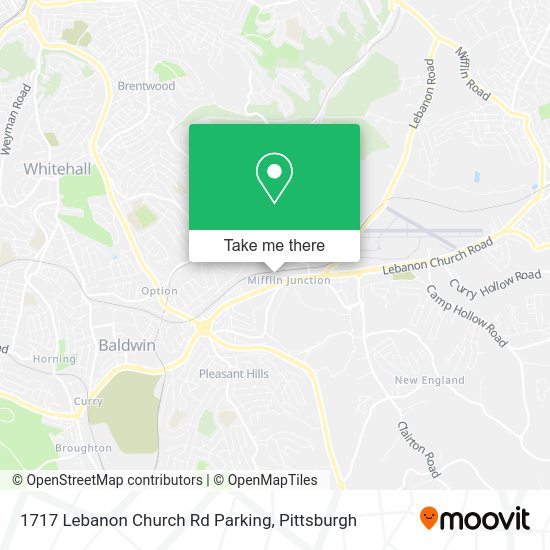 1717 Lebanon Church Rd Parking map