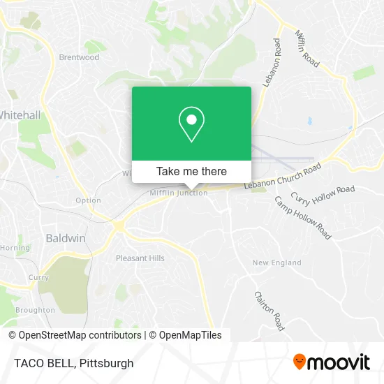 TACO BELL map